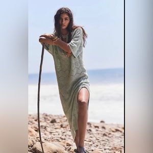 Free People Beach - Islamorada Fauxchet Sweater Maxi Dress